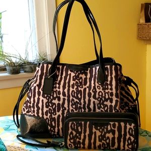 Coach bag and wallet